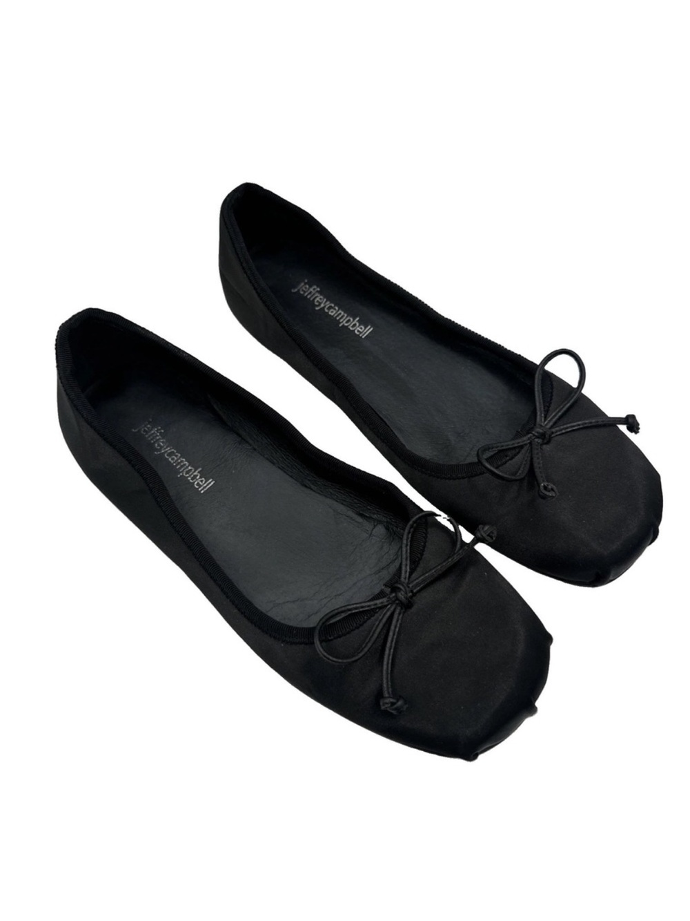 Anthropologie x Jeffrey Campbell Tutu Ballet Flats Satin